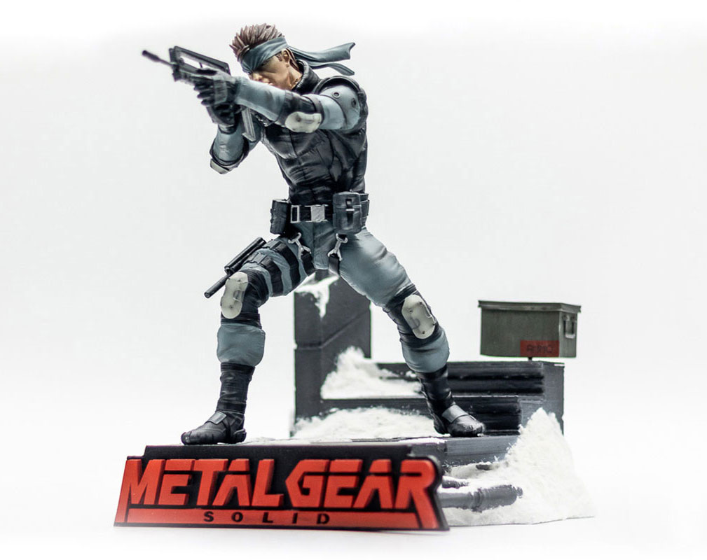 Portada Galeria de fotos Figura Solid Snake