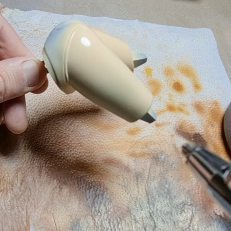 Pintar piel femenica primera capa color Carne 72.769