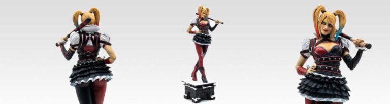 Figura 3d de Harley Quinn Batman Arkham escala 1/6