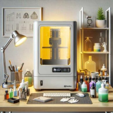 Espacio de trabajo para impresora 3D de resina